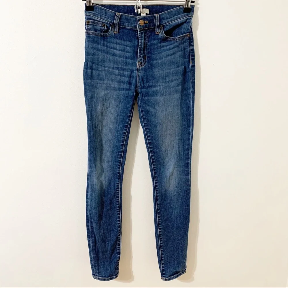 J. Crew Factory Stretch High Rise Skinny Jeans Medium Wash Size 26 Style C9201